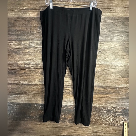 Eileen Fisher Viscose Black Dress Pants Trousers - Picture 1 of 9